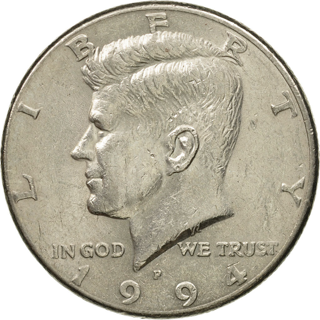 Coin, United States, Kennedy Half Dollar, Half Dollar, 1994, U.S. Mint