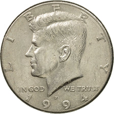 Coin, United States, Kennedy Half Dollar, Half Dollar, 1994, U.S. Mint