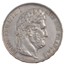 Francia, Louis-Philippe, 5 Francs, 1846, Paris, BB+, Argento, KM:749.1, Gadou...