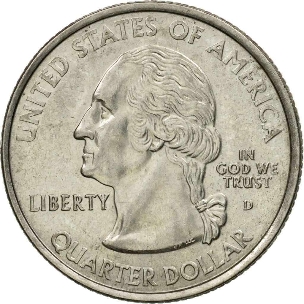 Moneta, USA, Quarter, 2001, U.S. Mint, Denver, EF(40-45), Miedź-Nikiel