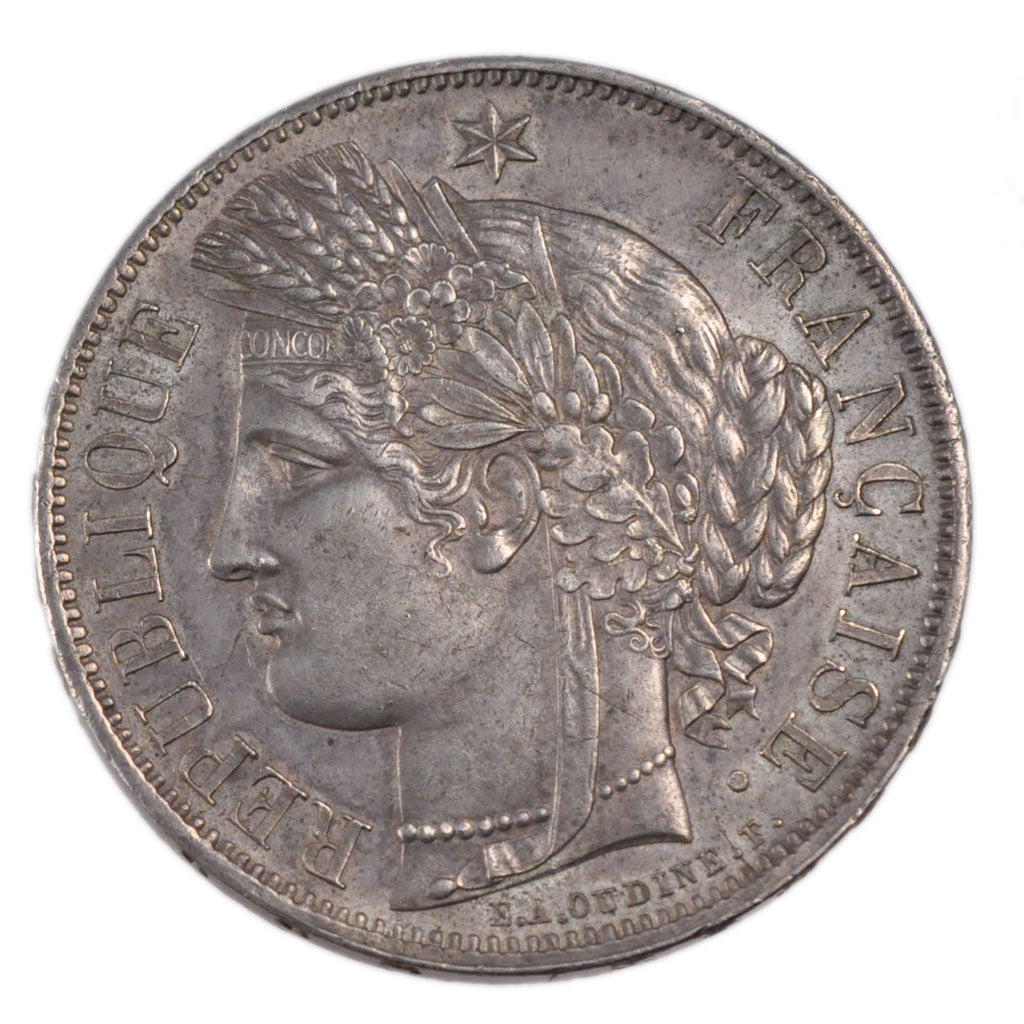 Monnaie, France, Cérès, 5 Francs, 1850, Paris, TTB, Argent, KM:761.1