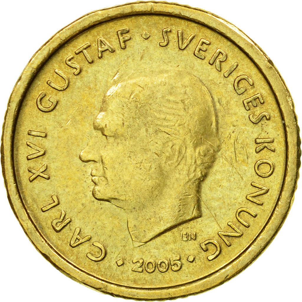 Coin, Sweden, Carl XVI Gustaf, 10 Kronor, 2005, Eskilstuna, AU(50-53)