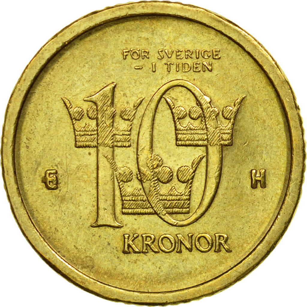 Coin, Sweden, Carl XVI Gustaf, 10 Kronor, 2005, Eskilstuna, AU(50-53)