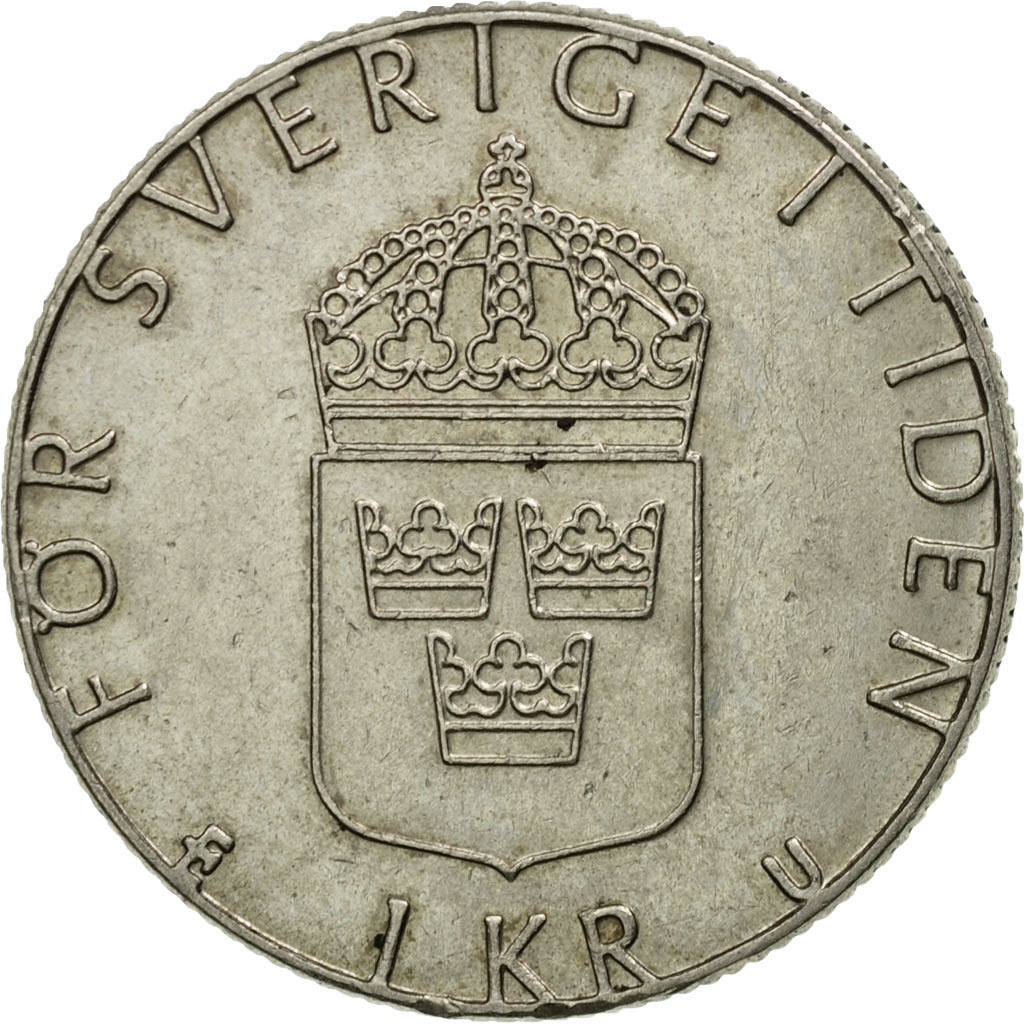 Monnaie, Suède, Carl XVI Gustaf, Krona, 1982, TB+, Copper-nickel, KM:852a