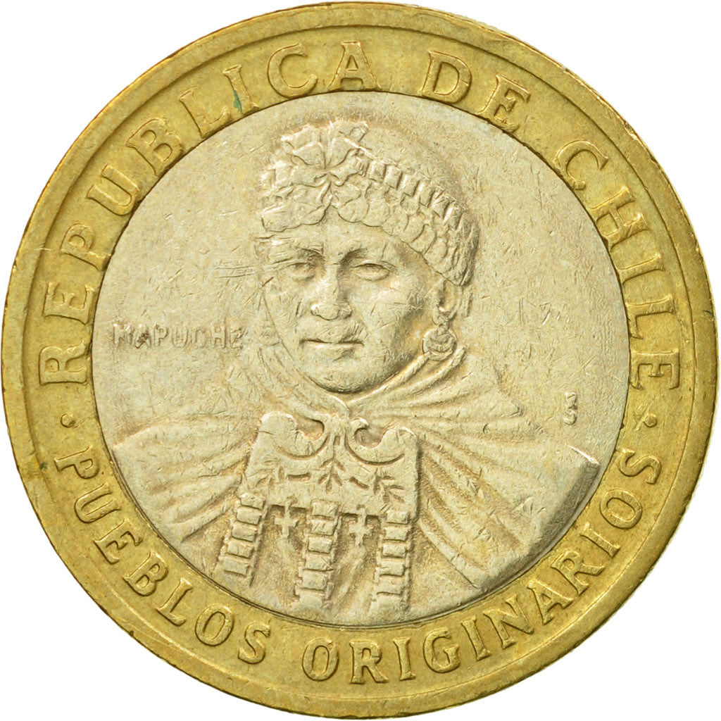 Münze, Chile, 100 Pesos, 2006, Santiago, SS, Bi-Metallic, KM:236