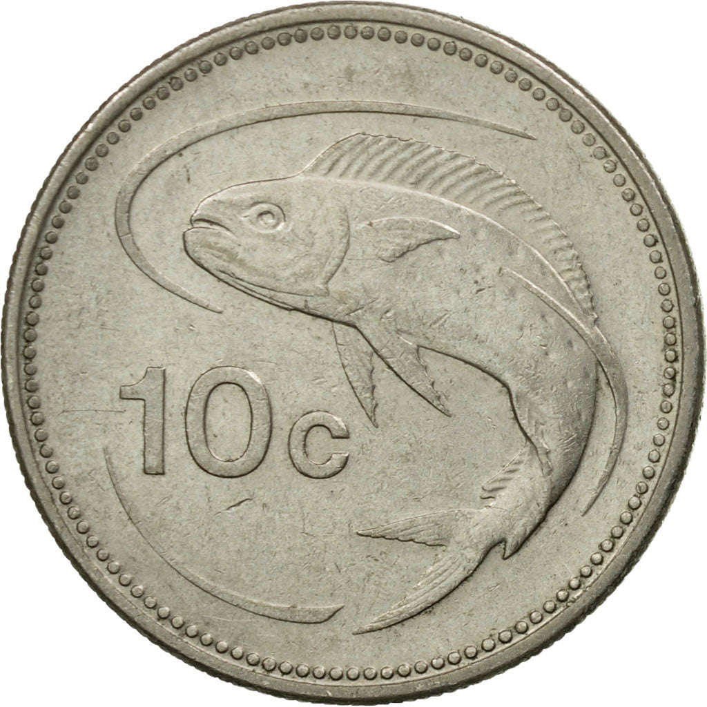 Monnaie, Malte, 10 Cents, 1998, British Royal Mint, TTB, Copper-nickel, KM:96