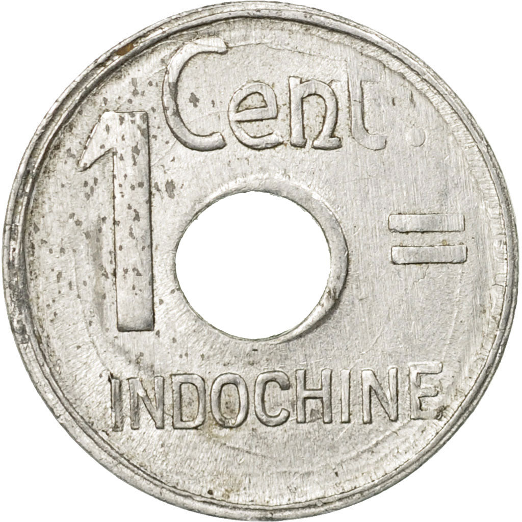 Monnaie, FRENCH INDO-CHINA, Cent, 1943, Paris, TTB, Aluminium, KM:26