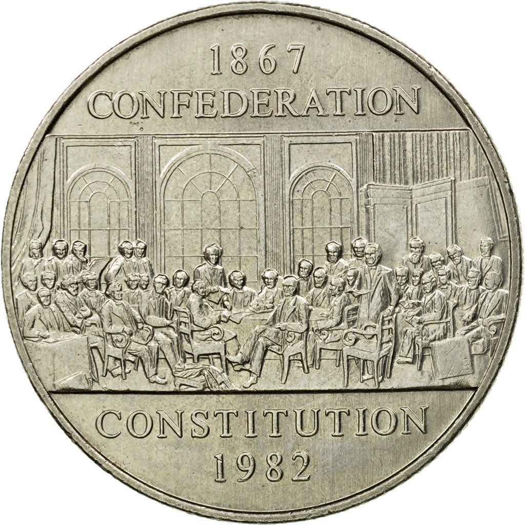 Coin, Canada, Elizabeth II, Dollar, 1982, Royal Canadian Mint, Ottawa