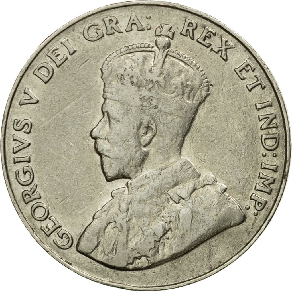 Moneta, Canada, George V, 5 Cents, 1933, Royal Canadian Mint, Ottawa, BB