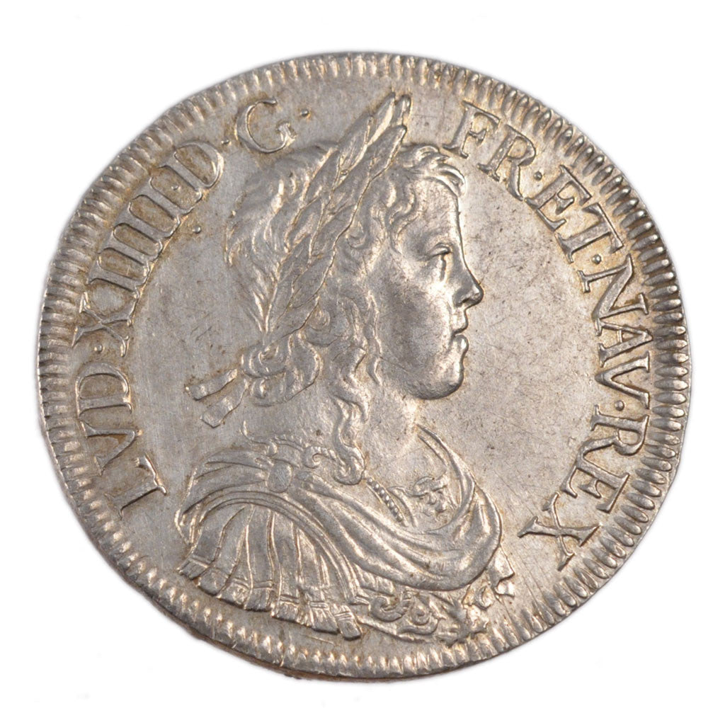 Louis XIV, Écu à la Mèche Longue