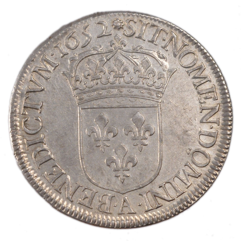 Louis XIV, Écu à la Mèche Longue