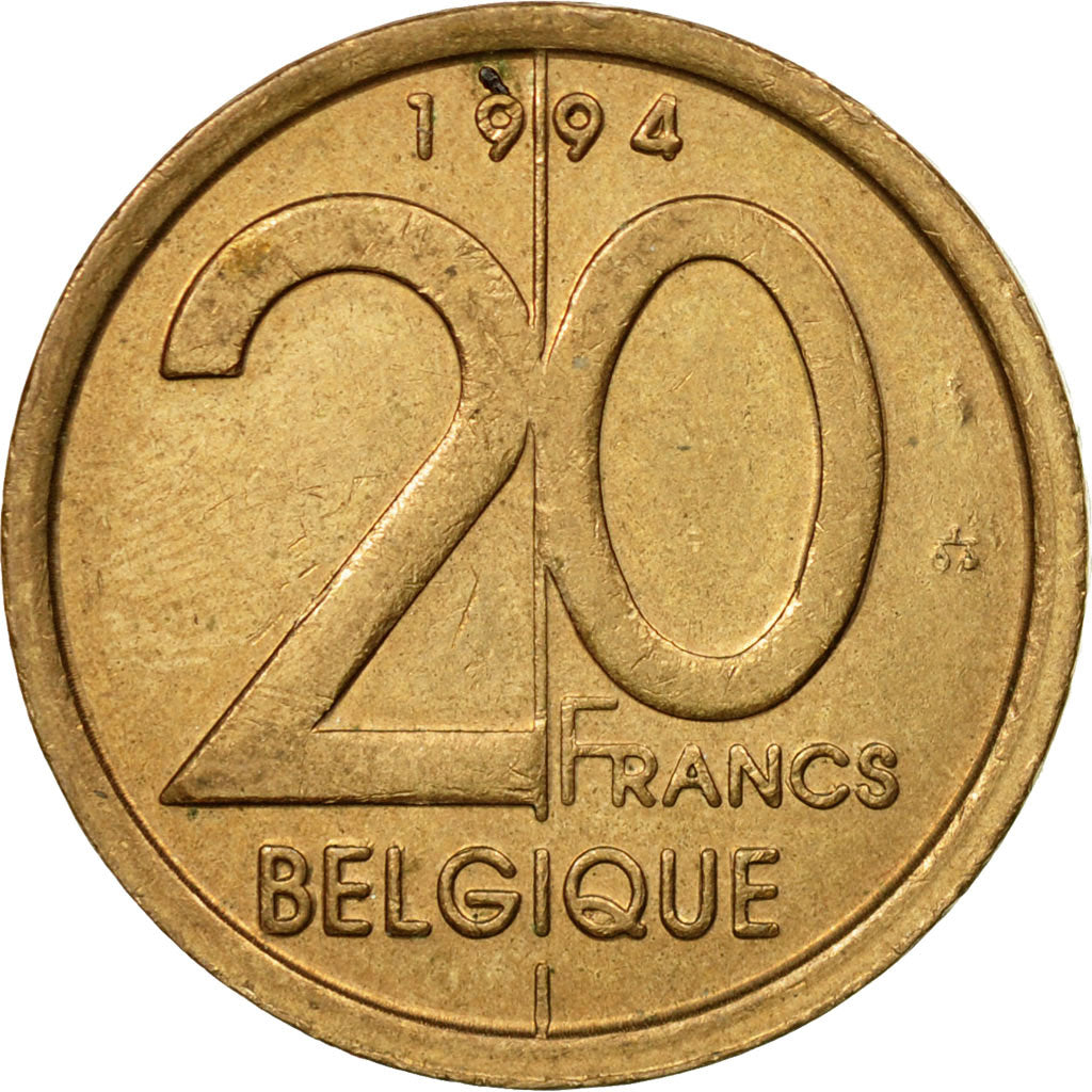 Coin, Belgium, Albert II, 20 Francs, 20 Frank, 1994, Brussels, EF(40-45)
