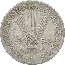 Coin, Hungary, 20 Fillér, 1959, Budapest, VF(30-35), Aluminum, KM:550