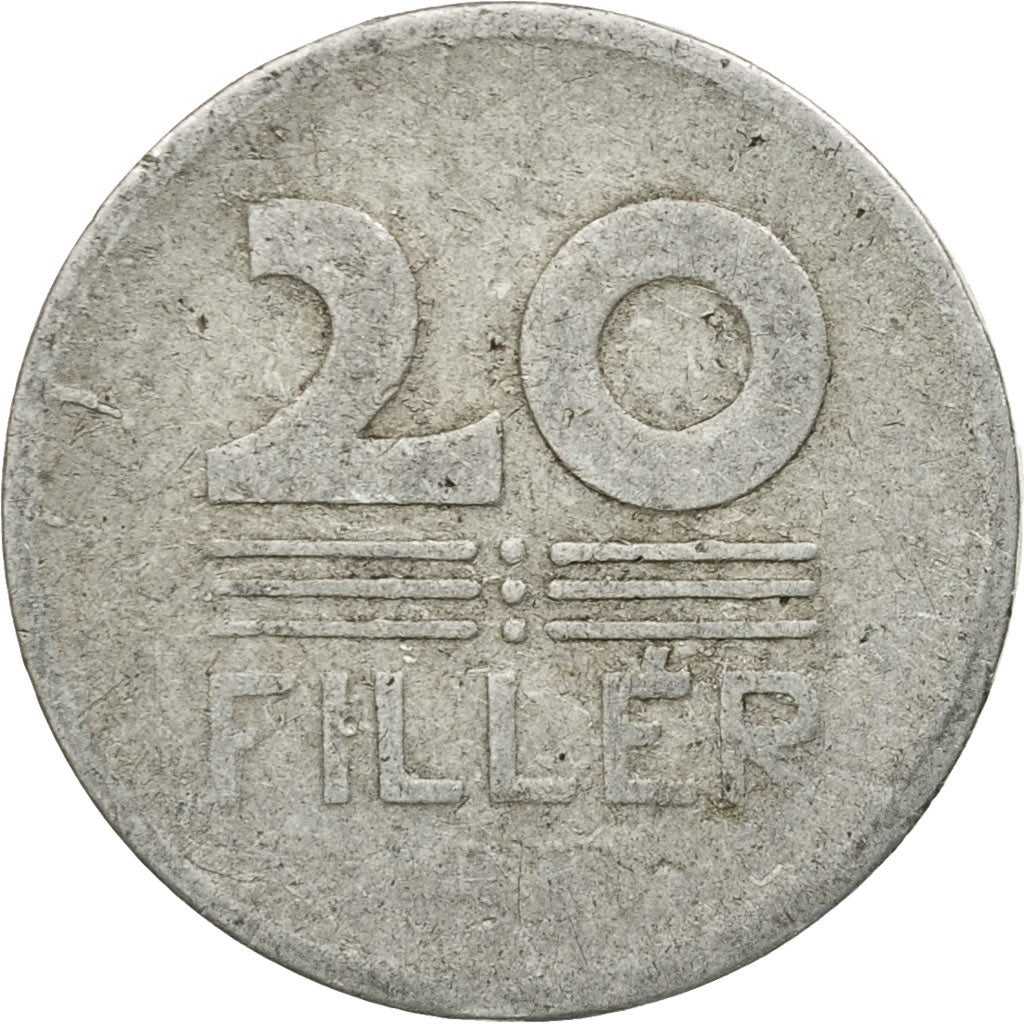 Coin, Hungary, 20 Fillér, 1959, Budapest, VF(30-35), Aluminum, KM:550