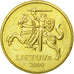 Moneda, Lituania, 20 Centu, 2009, MBC+, Níquel - latón, KM:107