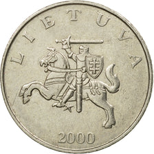 Coin, Lithuania, Litas, 2000, EF(40-45), Copper-nickel, KM:111