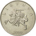 Coin, Lithuania, Litas, 2000, EF(40-45), Copper-nickel, KM:111