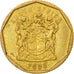 Coin, South Africa, 10 Cents, 2000, EF(40-45), Bronze Plated Steel, KM:161