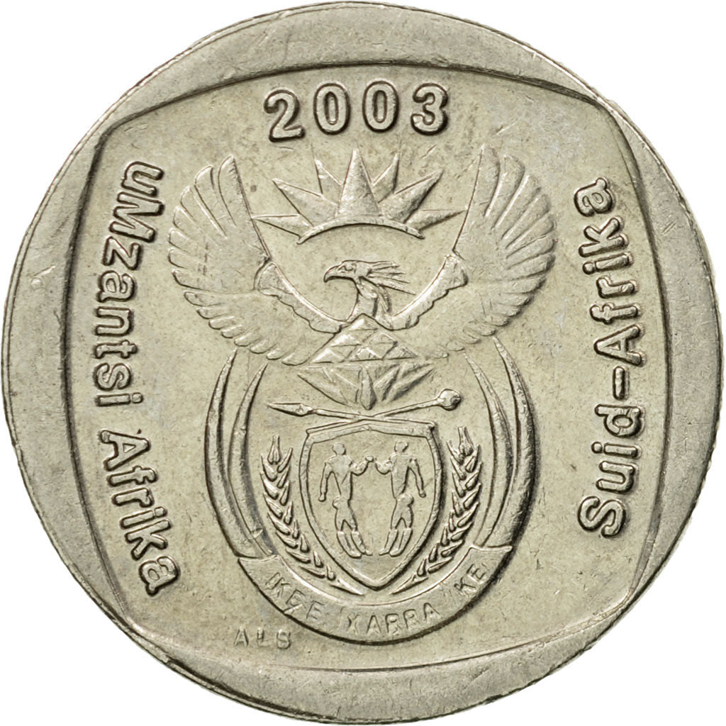 Monnaie, Afrique du Sud, Rand, 2003, Pretoria, TTB, Nickel Plated Copper, KM:332