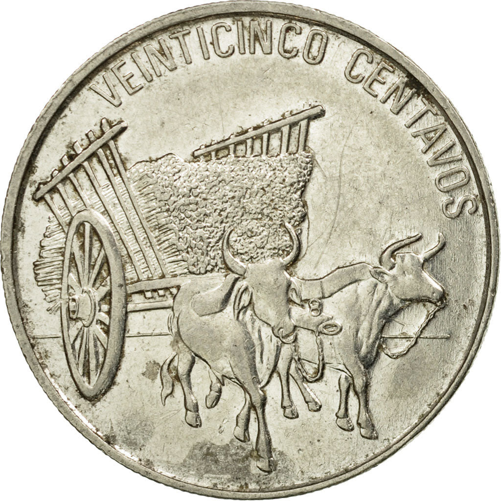 Moneta, Repubblica domenicana, 25 Centavos, 1991, MB+, Acciaio ricoperto in