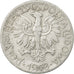 Coin, Poland, 5 Zlotych, 1958, Warsaw, EF(40-45), Aluminum, KM:47
