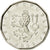 Coin, Czech Republic, 2 Koruny, 2002, EF(40-45), Nickel plated steel, KM:9