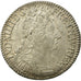 Moneda, Francia, Louis XIV, Écu aux 3 couronnes, Ecu, 1709, Rouen, MBC, Plata