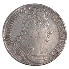 FRANCE, Écu aux 3 couronnes, ECU, 1709, Rennes, KM #386.23, EF(40-45), Silver, .