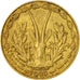 Coin, West African States, 5 Francs, 1980, Paris, VF(30-35)