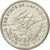 Coin, Central African States, 50 Francs, 1984, Paris, EF(40-45), Nickel, KM:11
