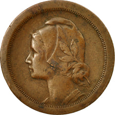 Coin, Portugal, 20 Centavos, 1925, EF(40-45), Bronze, KM:574