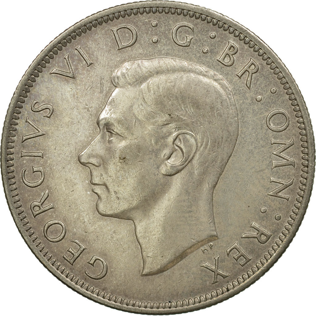 Coin, Great Britain, George VI, 1/2 Crown, 1946, EF(40-45), Silver, KM:856