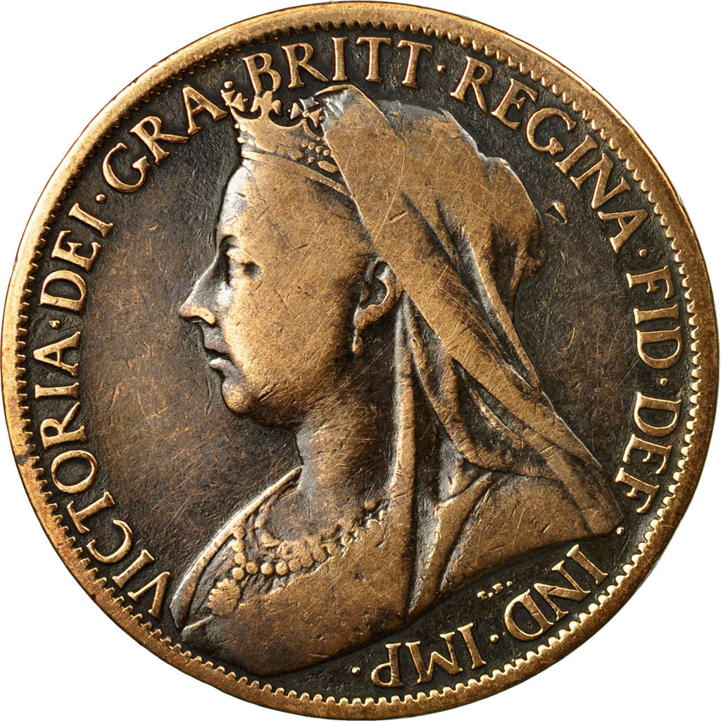 Coin, Great Britain, Victoria, Penny, 1899, EF(40-45), Bronze, KM:790