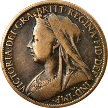 Coin, Great Britain, Victoria, Penny, 1899, EF(40-45), Bronze, KM:790