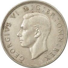 Coin, Great Britain, George VI, 1/2 Crown, 1945, EF(40-45), Silver, KM:856