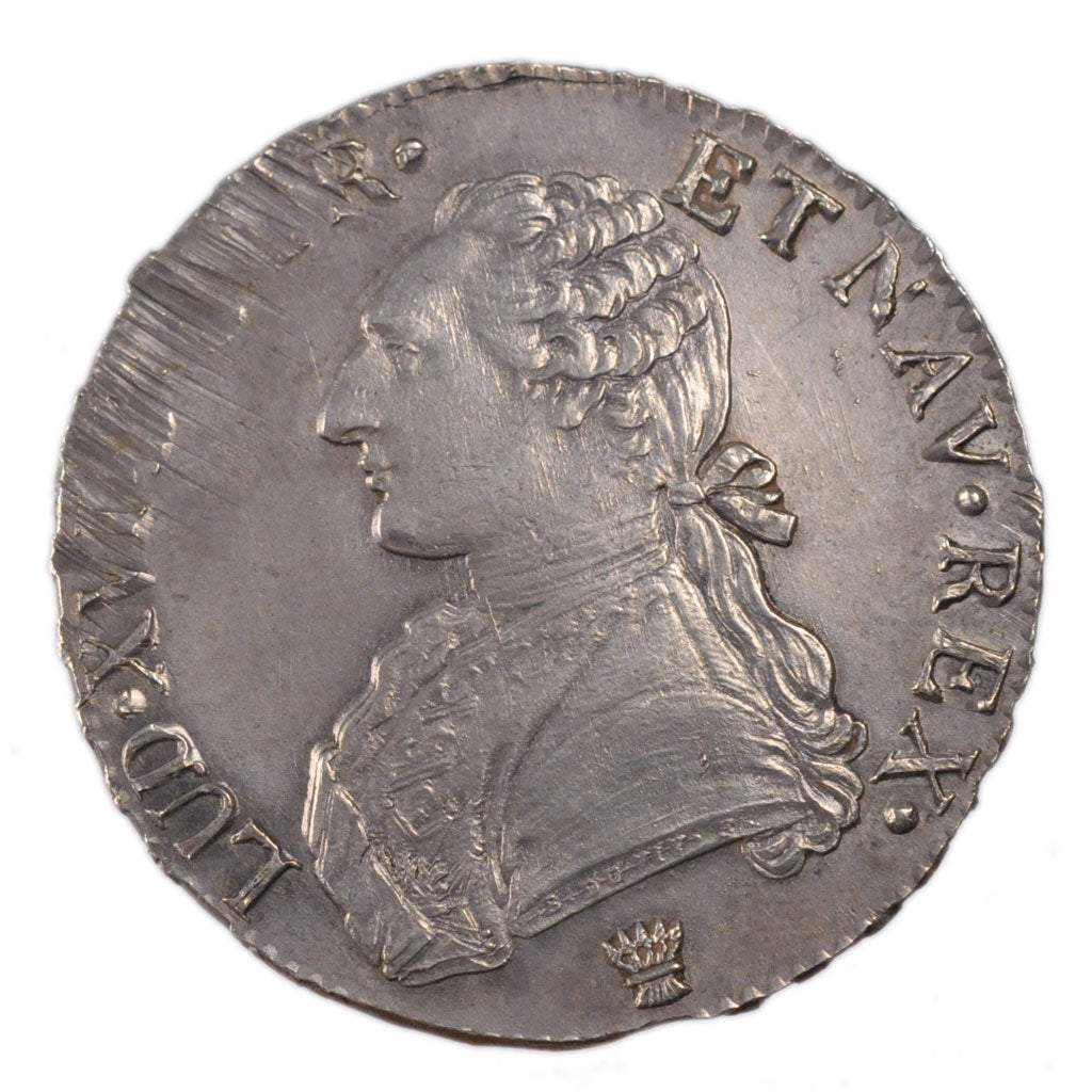 FRANCE, Écu aux branches d'olivier, ECU, 1784, Limoges, KM #564.7, EF(40-45), ..