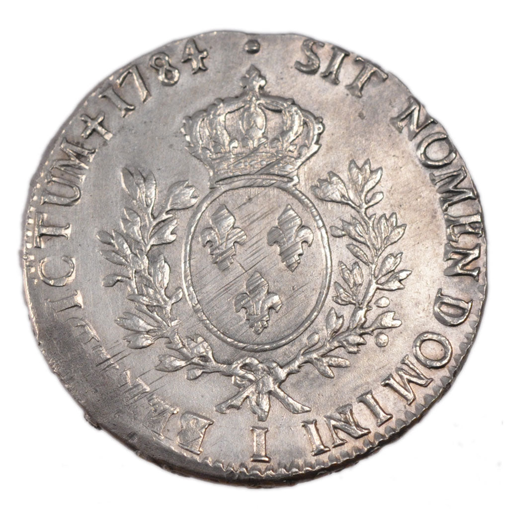 FRANCE, Écu aux branches d'olivier, ECU, 1784, Limoges, KM #564.7, EF(40-45), ..