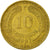 Coin, Chile, 10 Centesimos, 1967, VF(30-35), Aluminum-Bronze, KM:191