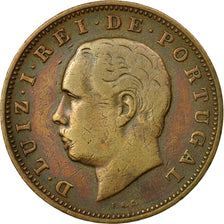 Coin, Portugal, Luiz I, 20 Reis, 1883, EF(40-45), Bronze, KM:527