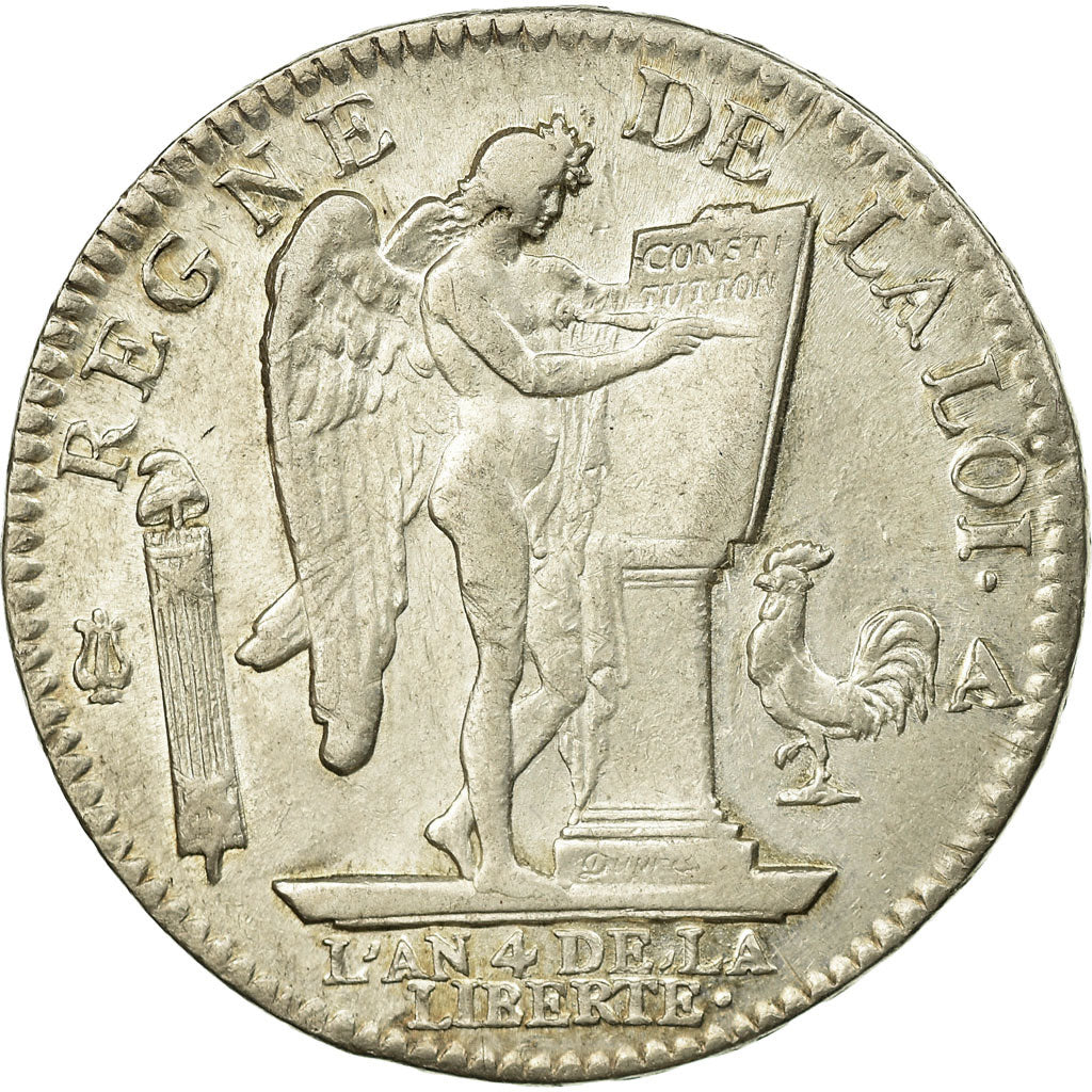 Moneda, Francia, Écu de 6 livres françois, ECU, 6 Livres, 1792, Paris, MBC+