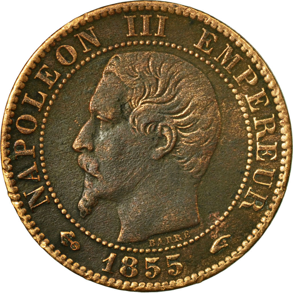 Munten, Frankrijk, Napoleon III, Napoléon III, 5 Centimes, 1855, Paris, ZF