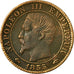 Munten, Frankrijk, Napoleon III, Napoléon III, 5 Centimes, 1855, Paris, ZF