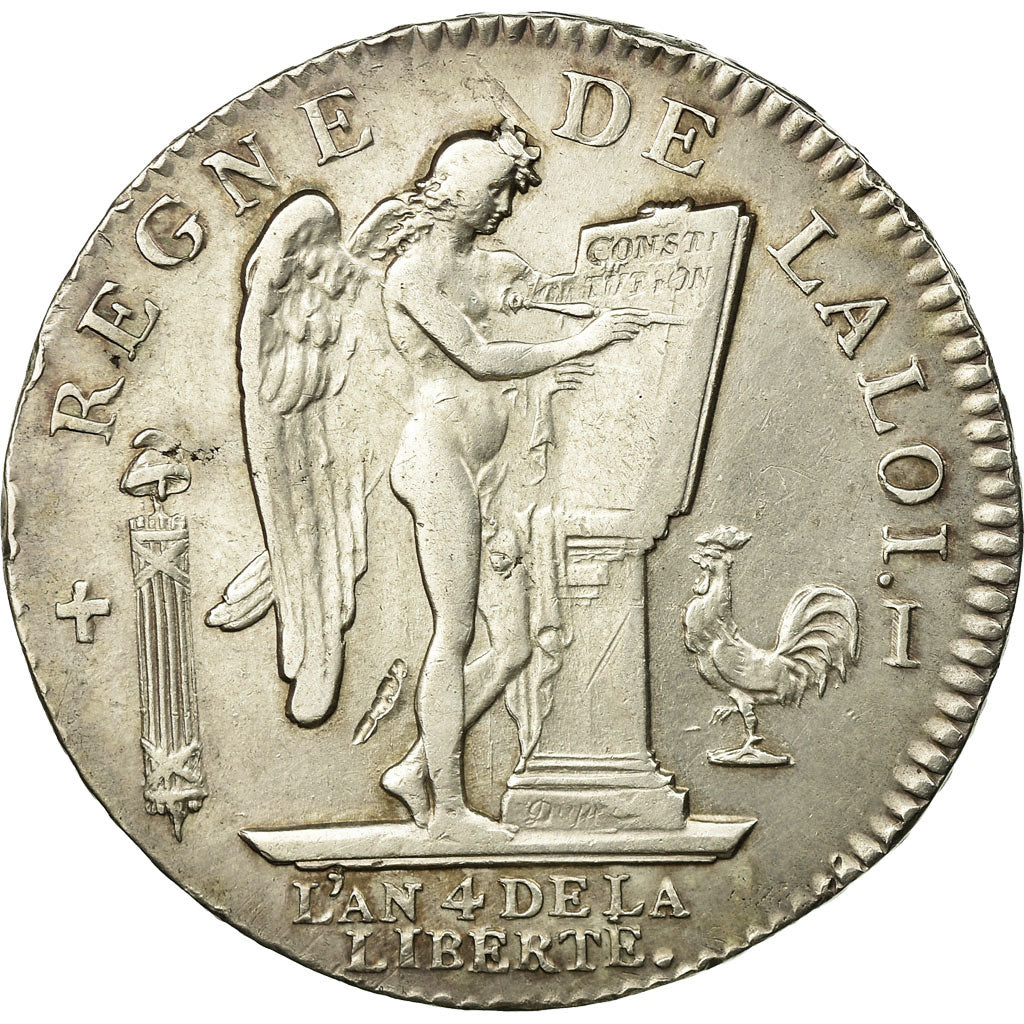 Coin, France, Louis XVI, Écu de 6 livres françois, 1792, Limoges, KM:615.6