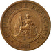 Coin, FRENCH INDO-CHINA, Cent, 1887, Paris, EF(40-45), Bronze, KM:1