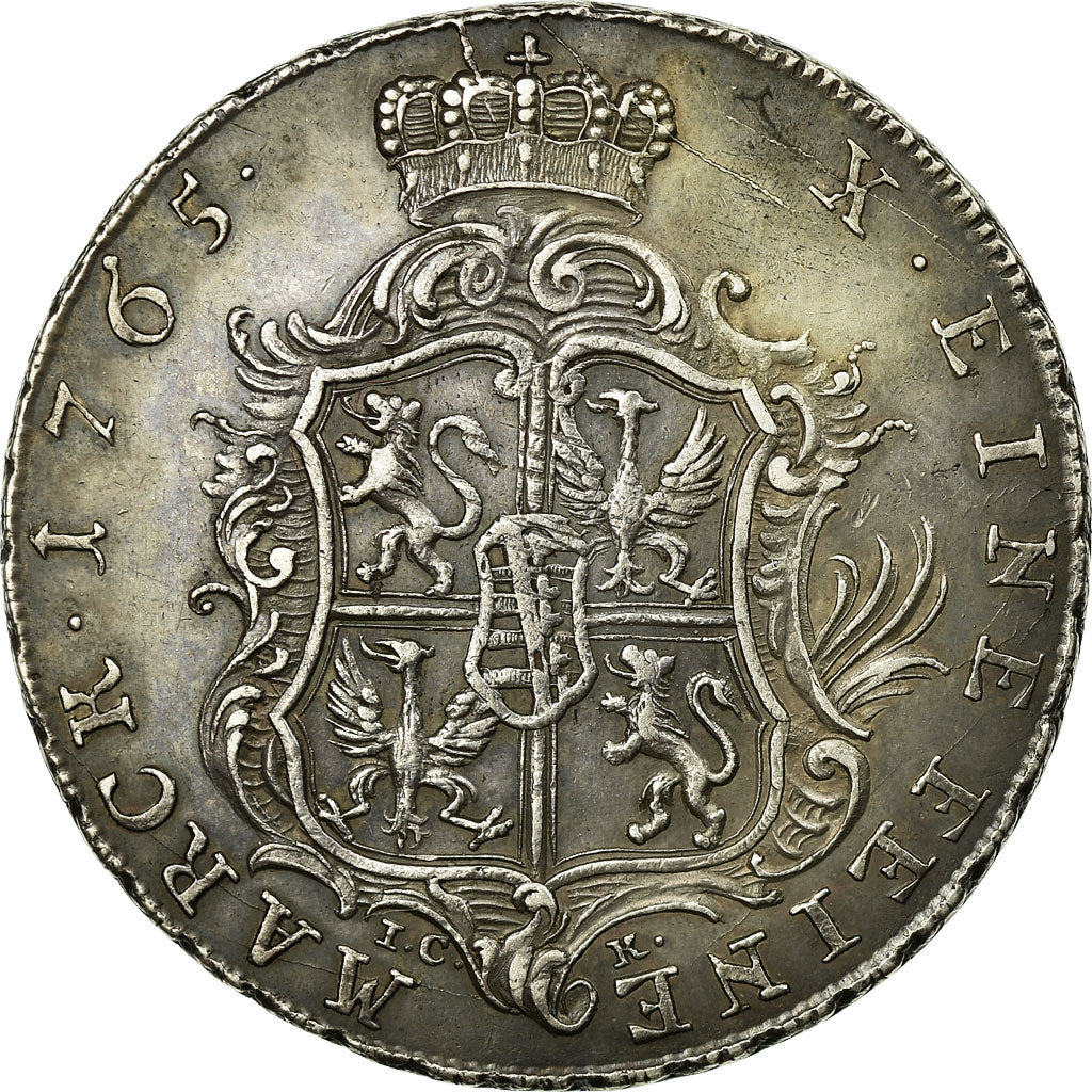 Coin, German States, SAXE-COBURG-SAALFELD, Ernst Friedrich, Thaler, 1765