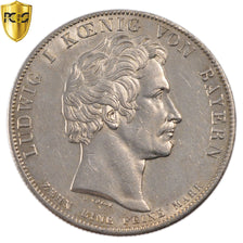 German States, BAVARIA, Ludwig I, Thaler, 1832, PCGS AU58, KM:761