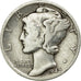 Moneda, Estados Unidos, Mercury Dime, Dime, 1942, U.S. Mint, Philadelphia, MBC