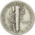 Moneda, Estados Unidos, Mercury Dime, Dime, 1942, U.S. Mint, Philadelphia, MBC