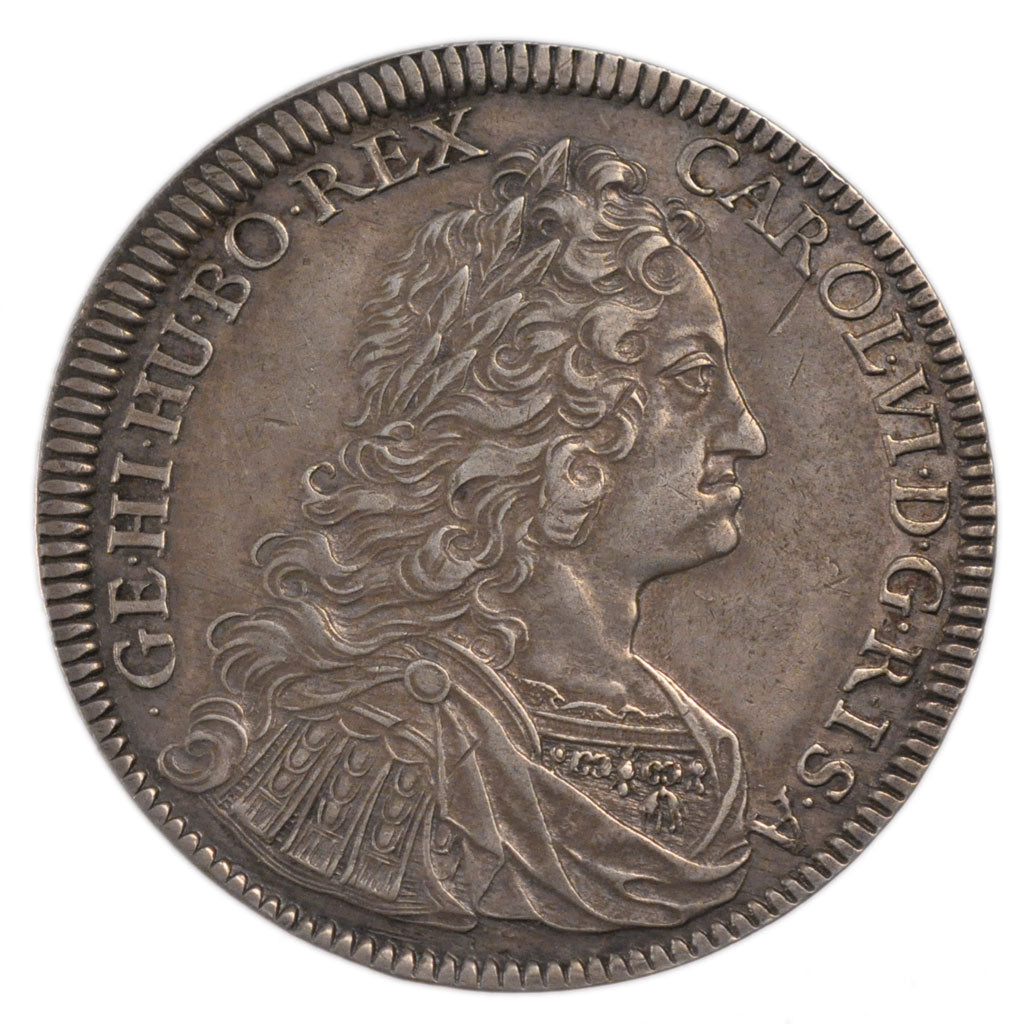 AUSTRIAN STATES, Thaler, 1733, KM #440, AU(55-58), Silver, 28.30