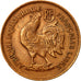 Coin, French Equatorial Africa, Franc, 1943, Pretoria, AU(55-58), Bronze, KM:2a